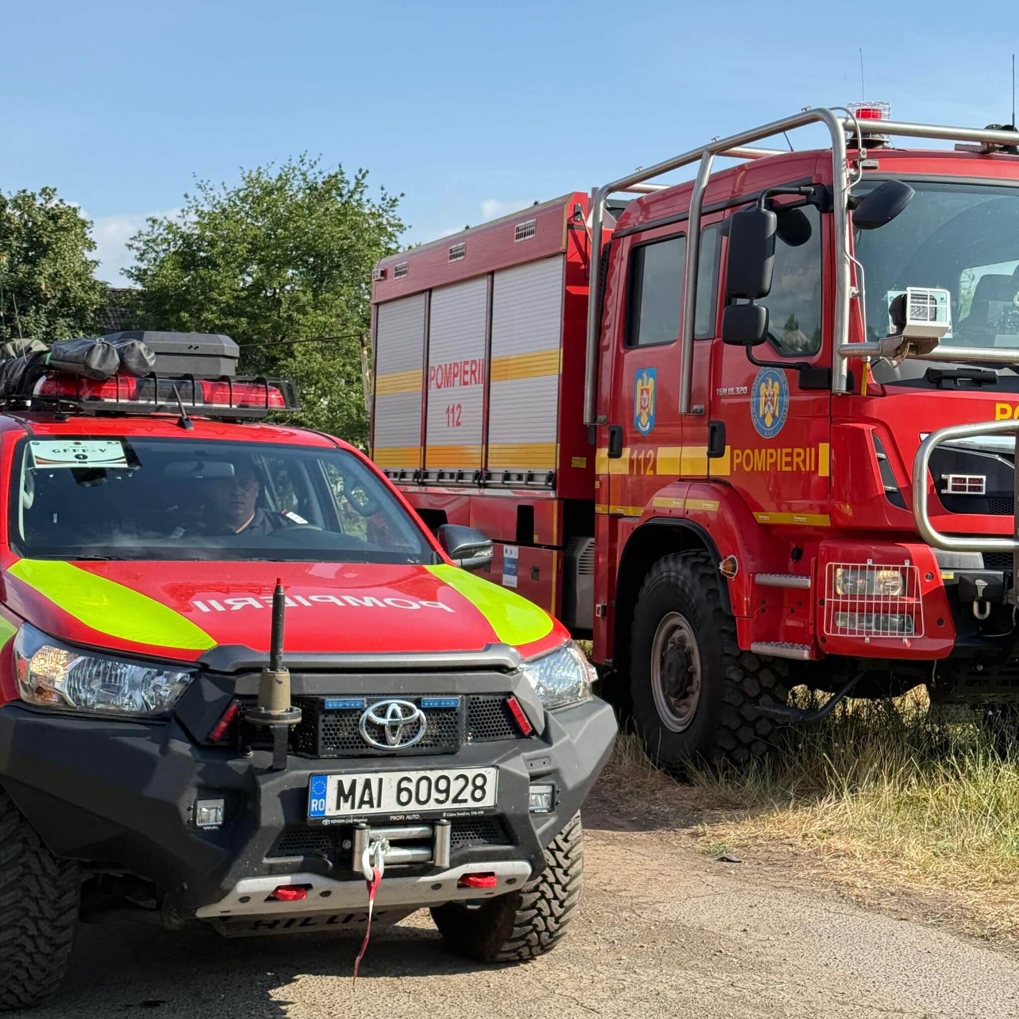 pompieri români Franța